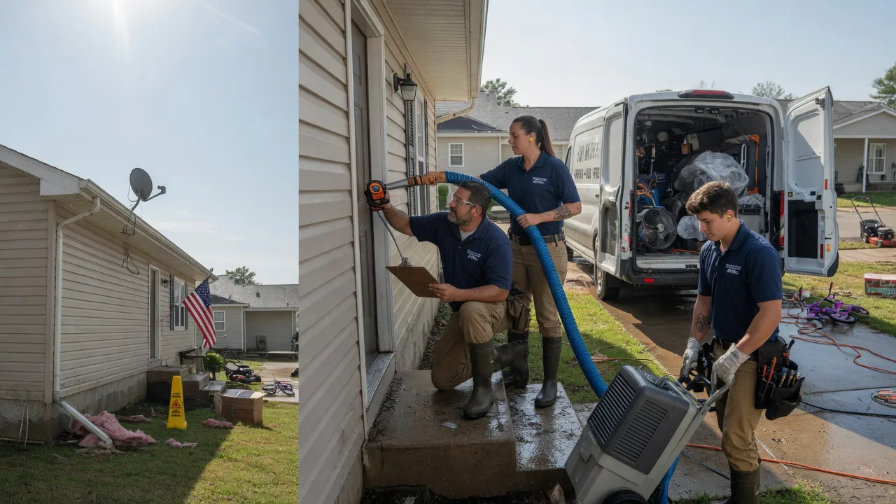 Ceiling Water Damage Restoration in Erie, IL near me